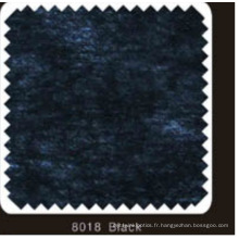 Couleur noire non collée DOT Interlining avec poudre de PA (8018 noir)